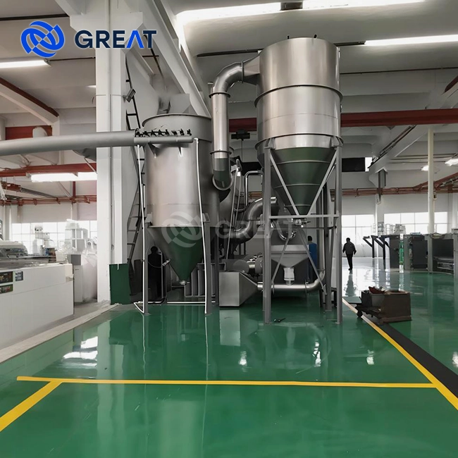 Large-Scale Vibrating Fluidized Bed Dryer